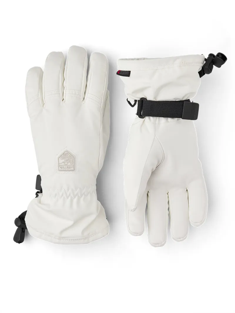 Hestra CZone Powder Womens Ski Gloves - White